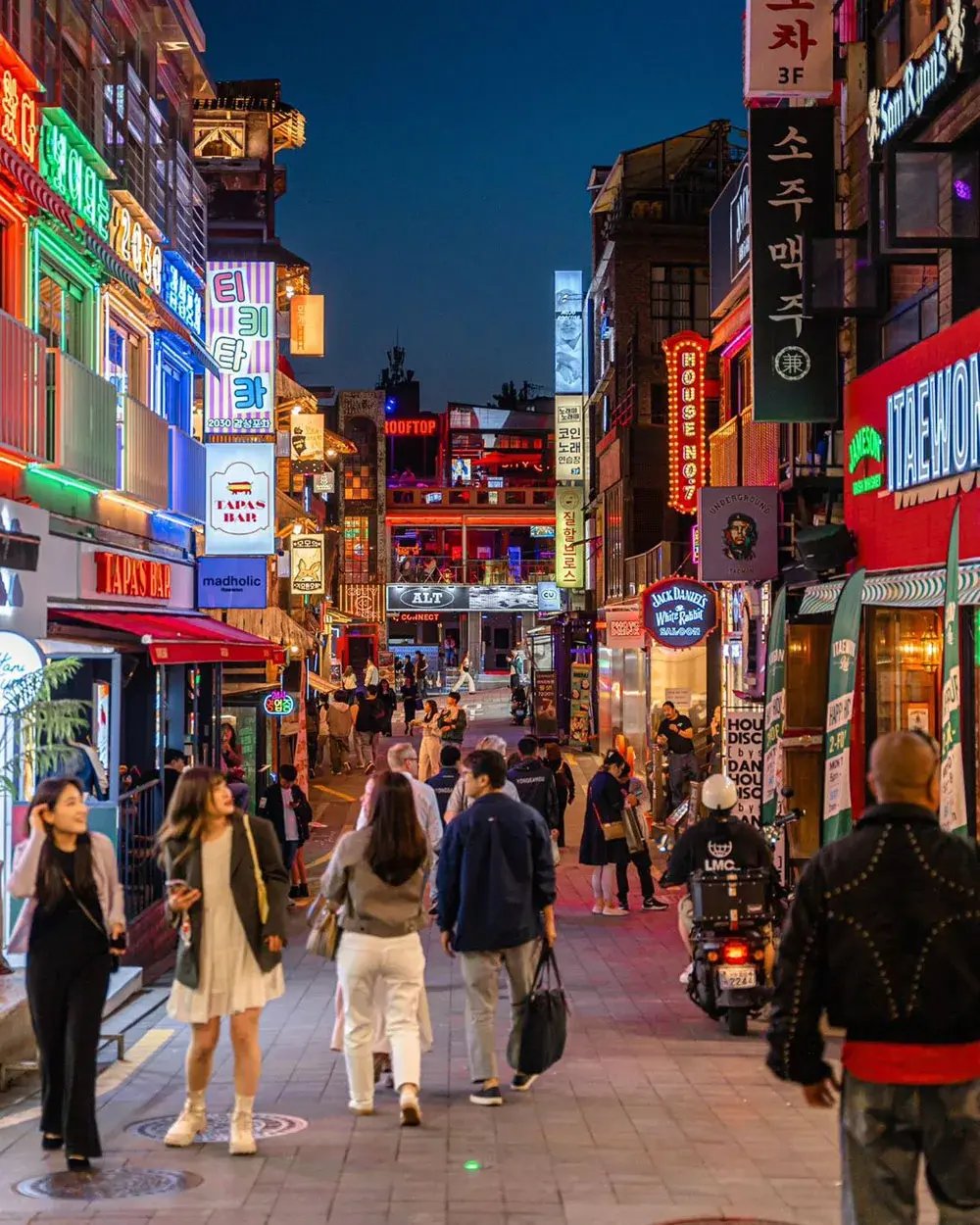 梨泰院晚餐＋夜生活实景参考